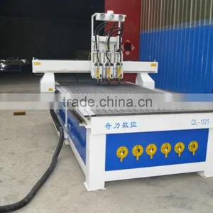 QL-1325 CNC Router for Small Business Three-head ATC China 3d Wood Door Cnc Router for Sale thumbnail-2