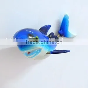 3.5 Inch Factory Custom 3D Plastic Shark Refrigerator Magnets thumbnail-4