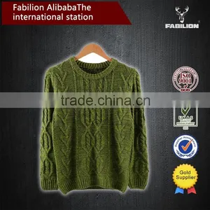 The European and American Style Fashion Blended for Round Collar Sweater thumbnail-1