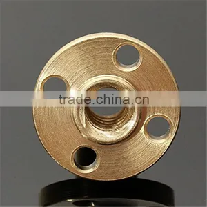 Brass Flange Cap Nut Copper for Z Axis Lead Screw 8mm 1-Start Screw CNC 3D Printer Reprap Prusa i3 DIY Kit 3dprinter Accessory thumbnail-4
