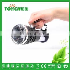 Multifunctional LED Lantern Light Rechargeable Inner Battery Lighting Lamp Hand Lights Plastic Torch thumbnail-4