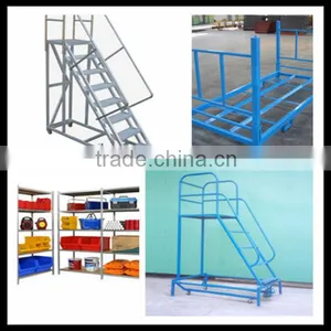 Folding Attic Ladders of Metal Shelf System thumbnail-1