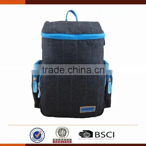 Customizable Plain Cotton Square Backpack College Bag thumbnail-1
