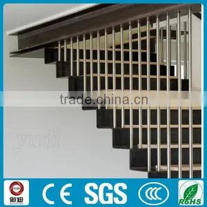 Modern Interior Floatings Used Metal Stairs Wood Staircase thumbnail-4