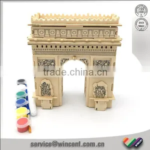 Drawing Triumphal Arch Educational 3D Wooden Puzzle thumbnail-1