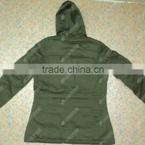Miltary Green Long Denim Jeans Jacket With Inside 100% Original DuPont Kevlar For Motorbike Ridding thumbnail-1