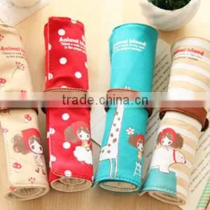 Newest Cute Pula Girl Roll up School Pencil Case China Supplier thumbnail-1