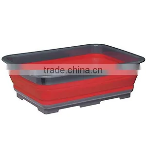 Collapsible Folding 10Lt Washing Up Bowl Caravan Camping Storage thumbnail-1