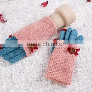 Cute Designed For Girls Twin Set Touch Screen Gloves For Christmas Gift thumbnail-3