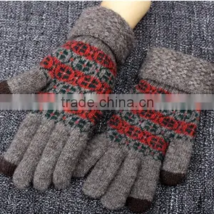 Hot Gift For Christmas 2015 Special Knitted Touch Screen Gloves For Men thumbnail-3