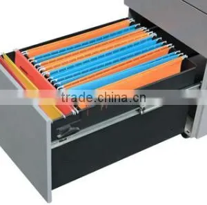 3 Drawer Steel Mobile Storage Cabinet Under Desk Pedestal thumbnail-6