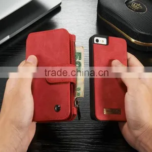 Whosale Leather Wallet Phone Cover Combo For Iphone 5/5s thumbnail-4