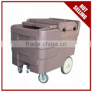 Hot Sell Durable PE Brown Ice Transport Carts With Wheels thumbnail-5