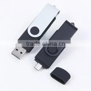 OTG Usb Flash Drive, Wholesale Swivel Style Full Capacity Pen Drive thumbnail-6