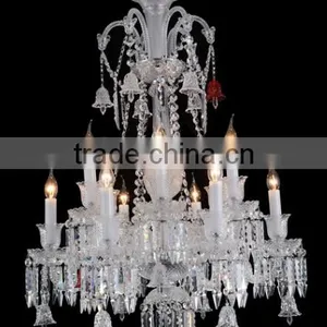 Clear /Red /Amber /Gold Baccarat Crystal Chandelier for Middle East thumbnail-2