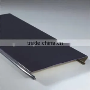 Wood Color Aluminium Strip Ceiling for Outdoor, PVDF Coated thumbnail-1