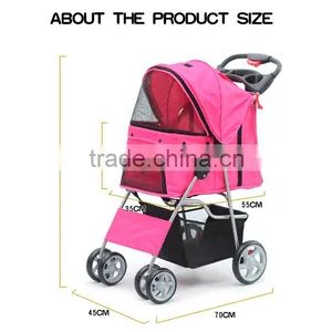 China Manufacturer Best Quality Wholesale Pet Stroller thumbnail-5