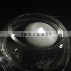 Battery Operated Real Wax White LED Water Floating Candle Light/LED Water Activated Wax Candle Light thumbnail-1