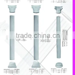 2016 High Quality Good Price Beautiful Polystyrene Crown Roman Columns Molds thumbnail-5