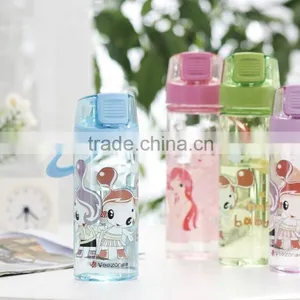 Plastic Sports Bottle With Straw/school Water Bottle for Kids /kids Water Bottle thumbnail-1