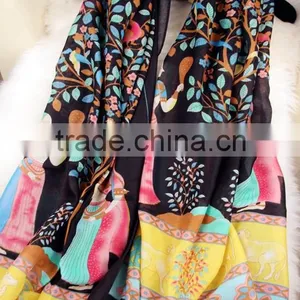 2015 New Design Pure Plain Pink Solid Color Lamb Wool Scarf With Fringe thumbnail-2