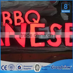 Interior Mini Letter Sign Frontlit and Backlit Channel Letter Sign for Wall thumbnail-5
