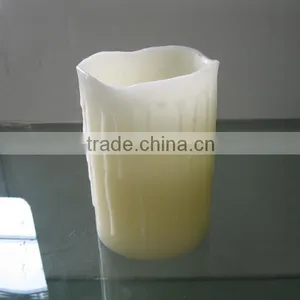 Flameless Pillar Electric High Quality Wax Led Candle Light With Timer thumbnail-1