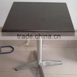 Restaurant Furniture Simple Square Dining Coffee Table Aluminum Leg Table YT45 thumbnail-1