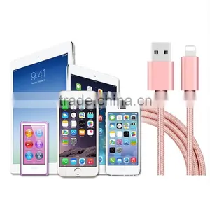 Braided 8pin Fast Charging Usb Cable and Data Transfer for Ios thumbnail-3