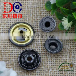 Wholesale Metal Button Customized 4 Parts Snap Fastener,Snap Button Bracelet thumbnail-6