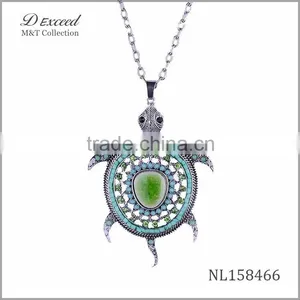 2015 Funky Pendants Necklace,tortoise Gold Chain Necklace thumbnail-5