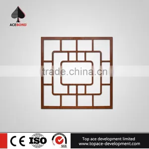Recyclable Decorative Carved Wood Wall Panels Used for Balcony Decoration thumbnail-1