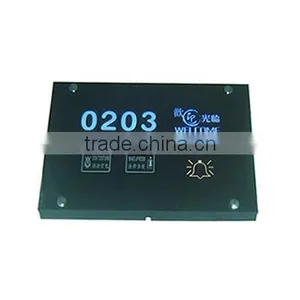 Hotel Smart Wall Switch,Touch Doorbell Switch With LED Room Number Display thumbnail-1