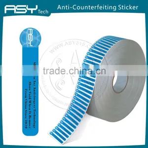 Anti-Counterfeit Feature Security Warranty VOID Seal Sticker thumbnail-2