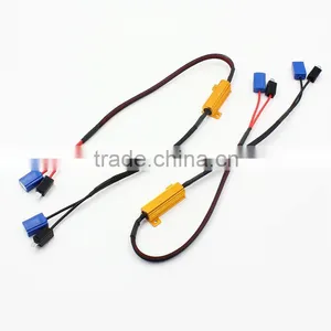 H1/H3 LED Fog Light DRL Driving Light Canbus 50W Load Resistor Wiring Canceller Canbus ERROR FREE Decoders Wirings thumbnail-2
