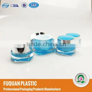 Hot Skin Care Luxury Empty Acrylic Cosmetic Container With Colorful Cap thumbnail-2