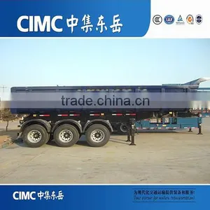 3 Axles 50 Tons U Shape Rear Lifting Tipping Tractor Trailer thumbnail-5