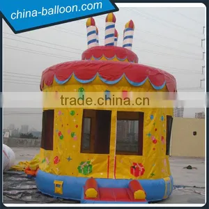 PVC Tarpaulin Inflatable Cake Bouncer,inflatable Cake Castle for Sale thumbnail-4