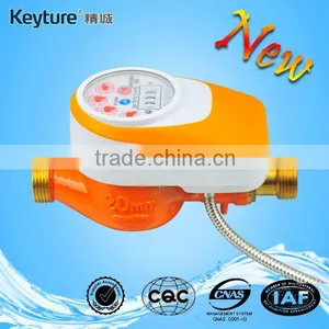 Wired AMR Water Meter With Valve Control(Orange Color) thumbnail-1