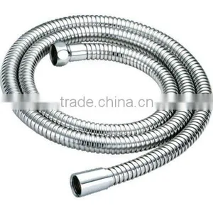 Polished Stainless Steel Double Lock Shower Hose thumbnail-1