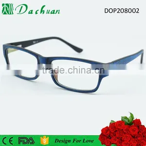 2016 New Design Vintage Wooden Brushed Wood Brushed CP Injection Fake Acetate Optical Frames Wholesale thumbnail-2