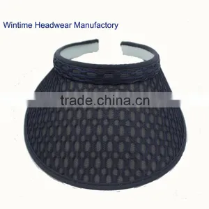 Fashinal Black Lace Plastic Sun Visor Cap Hat thumbnail-1