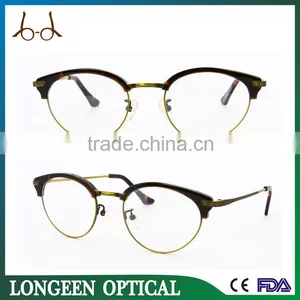 G3177-C2 Latest Acetate Mix Metal Reading Glasses/Retro Optical Frame thumbnail-1