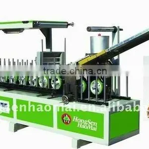 HSHM450BF-A Multi-functional PROFILE Wrapping PVC DOOR MAKING Machine thumbnail-1