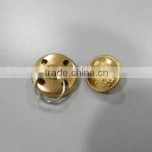 Brass Shank Button, Jean Button, Military Button With Embossed Logo thumbnail-1