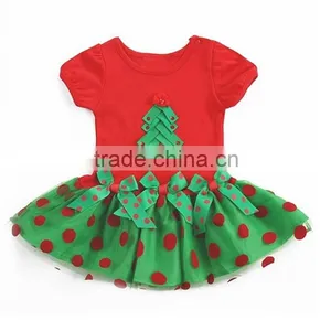 Mascot for Baby Girls Lovely Christmas Tree Dress Christmas Dresses for Toddlers thumbnail-2