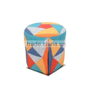 Ethnic Patchwork Stools thumbnail-1