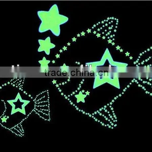 Fish Shape Glow in Dark Sticker thumbnail-1