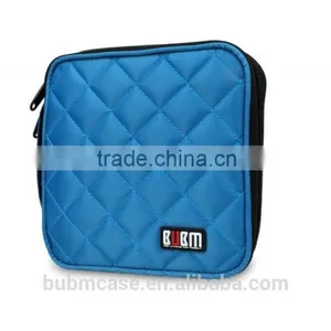 Fashion Azure 32 Capacity PVC Fabric DVD Case CD Holder Personalized cd Case Multi Disc Dvd Cases thumbnail-1