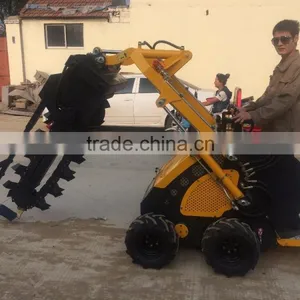 Mini Skid Steer Loader Powered by China Diesel Engine/gasoline 23HP thumbnail-2